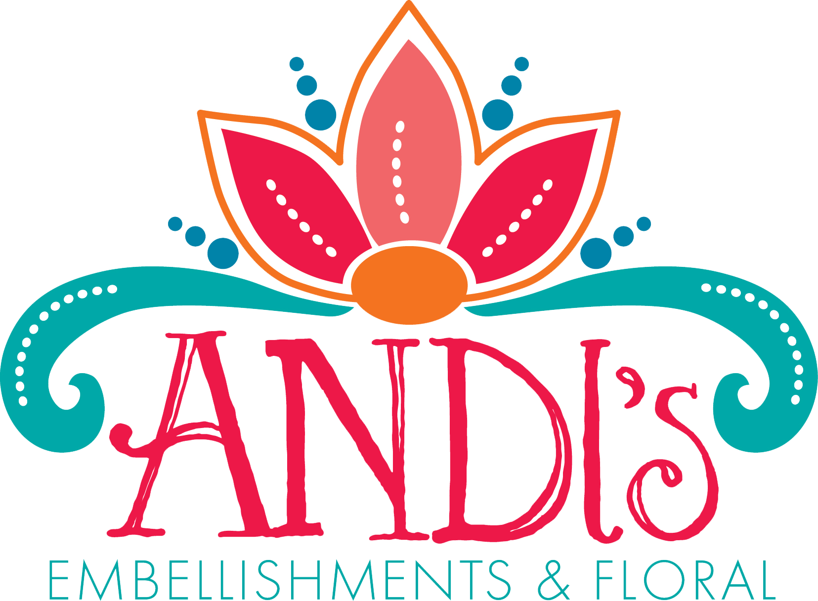 Andi's Embellishments & Floral (1655x1216), Png Download