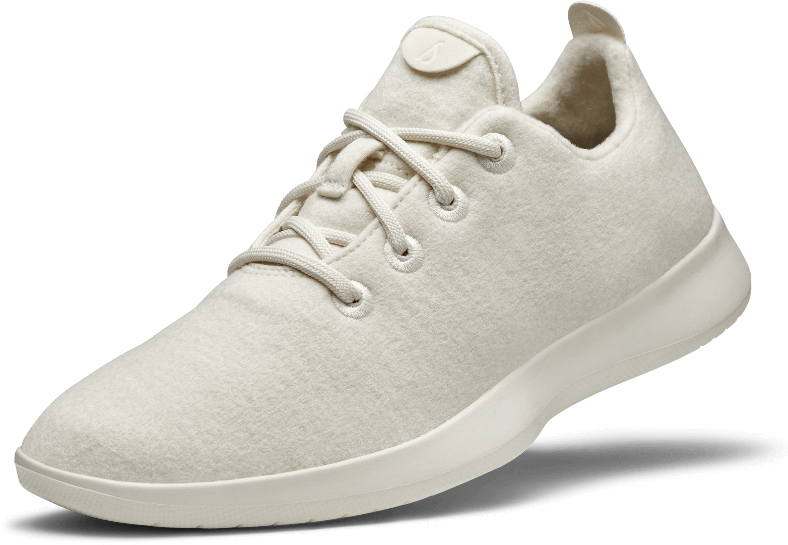 Allbirds M Wool Runner Kotare White Angle 37a26ca9 - Wool Runner All (1600x1600), Png Download