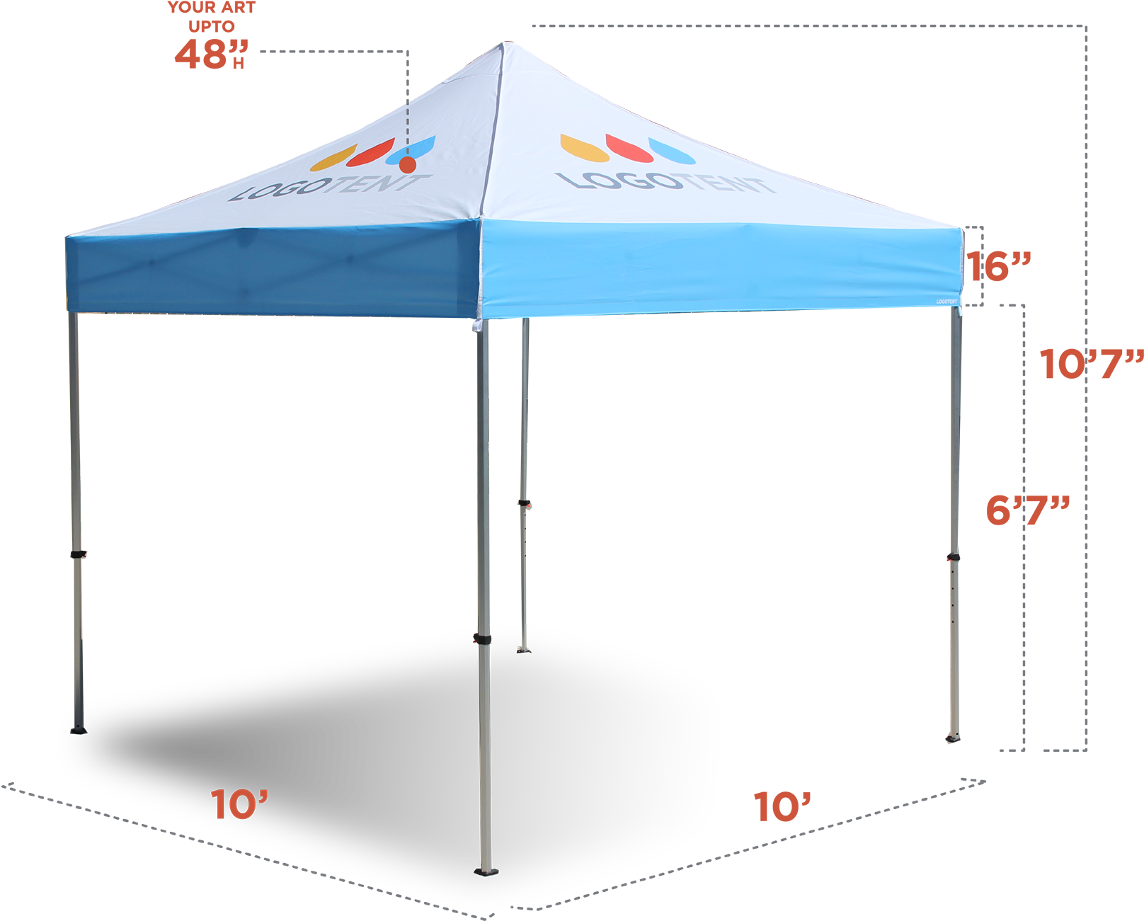 We Send Your Canopy Through Our Uv Printers To Create - Canopy (1640x1300), Png Download