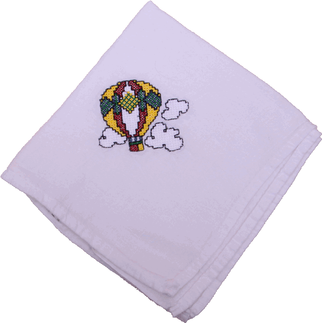 Cross Stitch Balloon - Stitch (658x660), Png Download