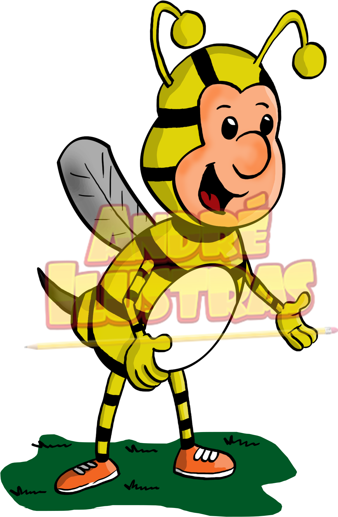 Abel - Cartoon (1346x1913), Png Download