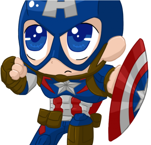 Captain America Clipart Aou - Cute Captain America Clipart (640x480), Png Download