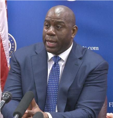 Magic Johnson Png - Official (870x580), Png Download