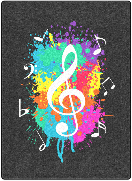 Colorful Music (800x800), Png Download