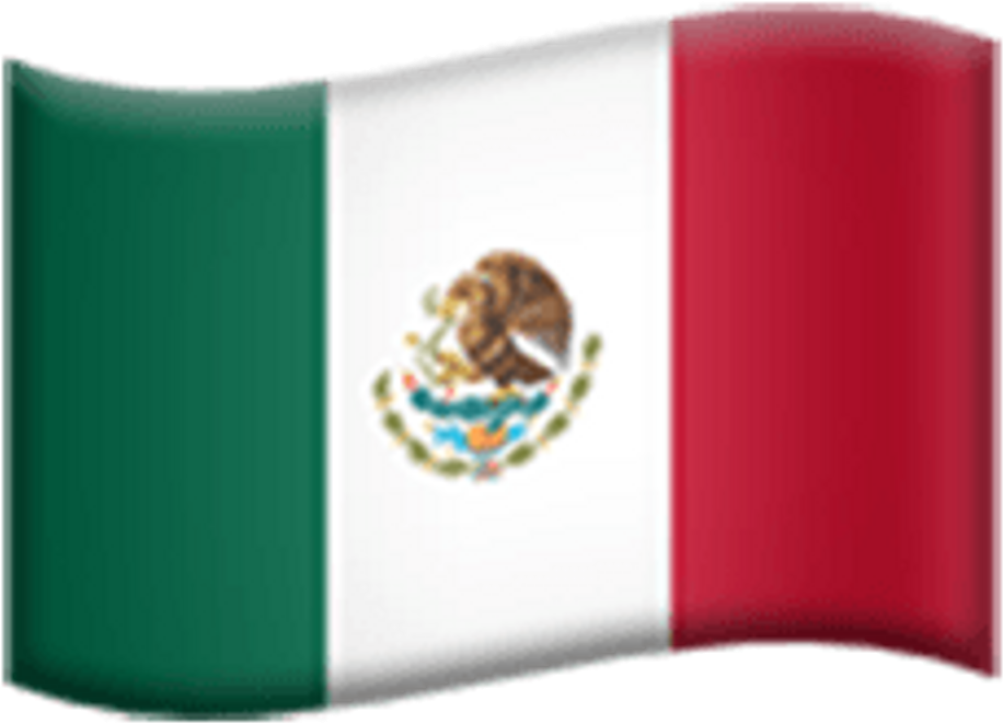 #mexico #méxico #bandera #emoji #flag #mundial2018 - Bandera Mexico Emoji Png (1024x1024), Png Download