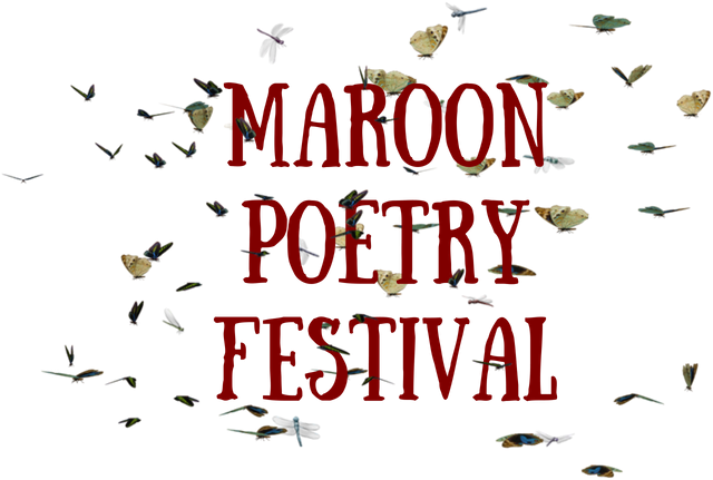 Maroon Poetry Festival Logo Block - Calligraphy (800x800), Png Download