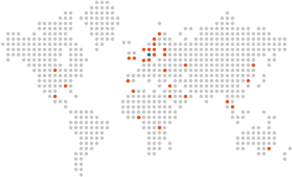 We Have Our Office In Kungälv, North Of Gothenburg - World Map Dotted Png (982x571), Png Download