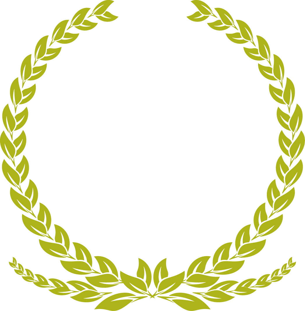 Png Free Stock Green Grass Border Clipart - Laurel Wreath (1047x1069), Png Download