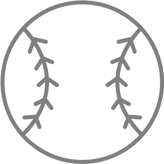 Baseball - Ball - Icon - Free Material - Circle (640x640), Png Download