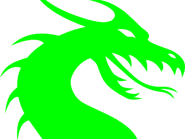 Dragon Clipart Icon - Dragon Head Silhouette (640x480), Png Download