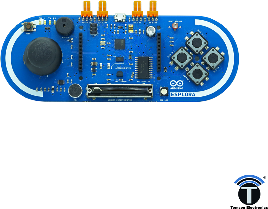 Arduino Esplora - Esplora Joystick Photosensitive Sensor Support Lcd (1024x1024), Png Download