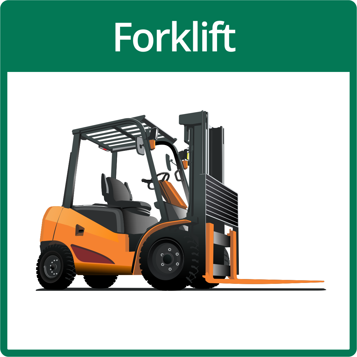 Forklift Truck (1181x1181), Png Download