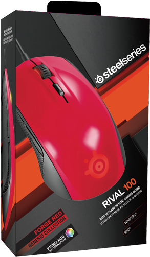 Steelseries Rival 100 Forge Red Box - Steelseries Rival 100 Purple (800x600), Png Download