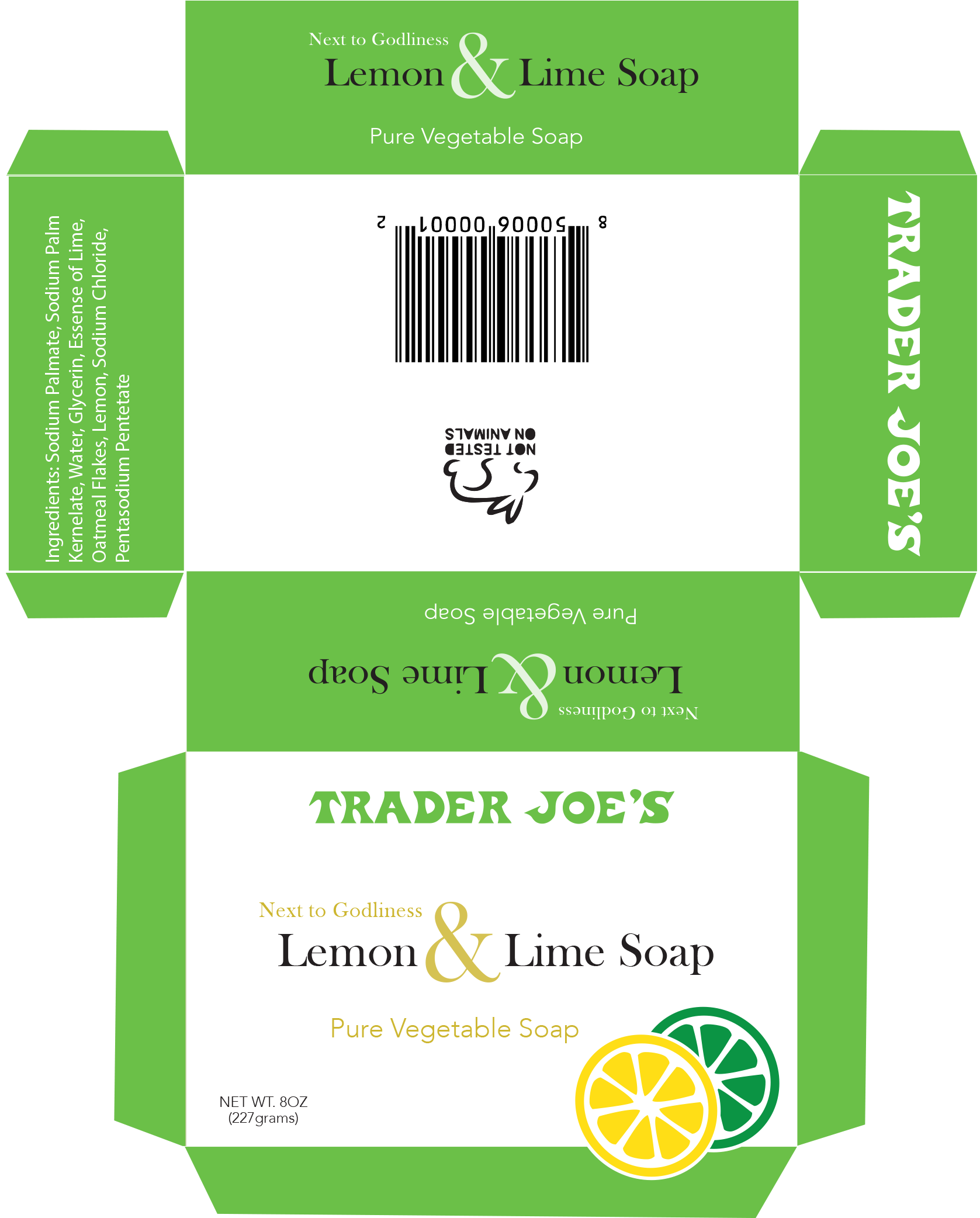I Wanted To Redesign Three Of Trader Joe's Soap Package - Trader Joe's (1688x2083), Png Download