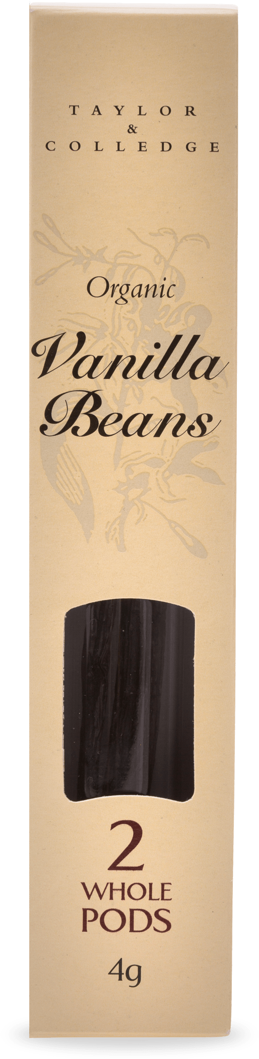 Organic Vanilla Beans - Calligraphy (1000x2186), Png Download