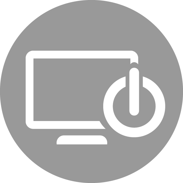 Turn Off The Monitor - Circle (640x640), Png Download