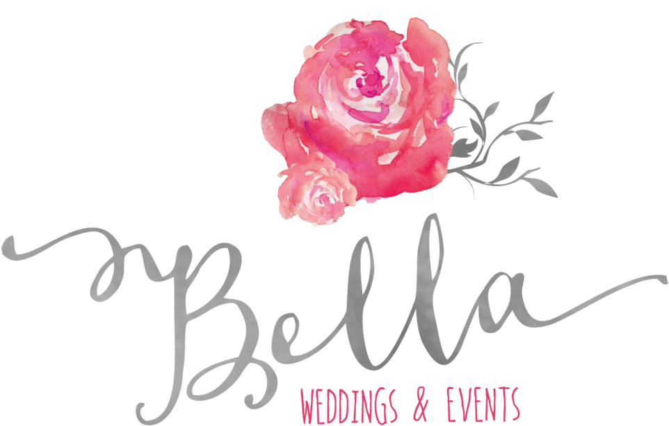 Bella Weddings & Events - Wedding Events Logo Rose (962x613), Png Download