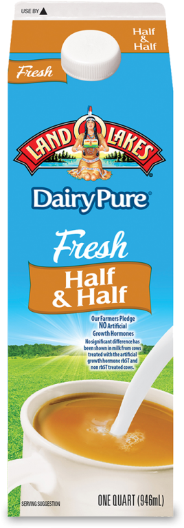 Ingredients - Dean's Half And Half (547x900), Png Download