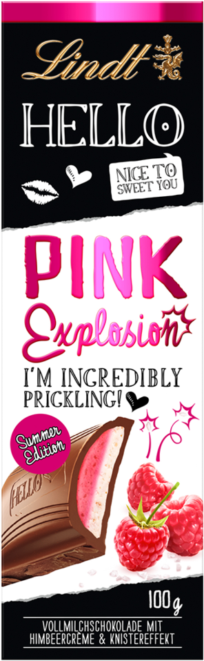 521 X 1024 4 - Lindt Pink Explosion (521x1024), Png Download