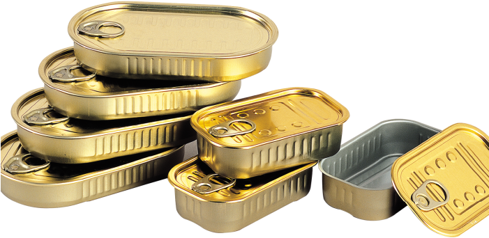 Shaped Food Cans - Box (700x450), Png Download