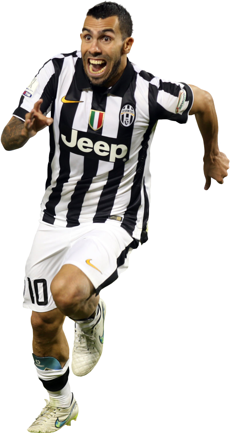 Carlos Tevez Juventus - Carlos Tevez Juventus Png (796x1497), Png Download