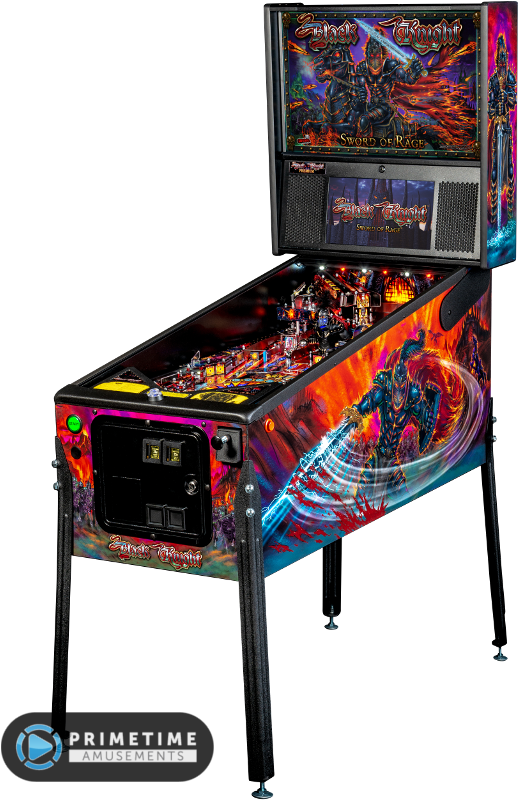 Sword Of Rage [premium] - Munsters Premium Pinball Machine (882x949), Png Download