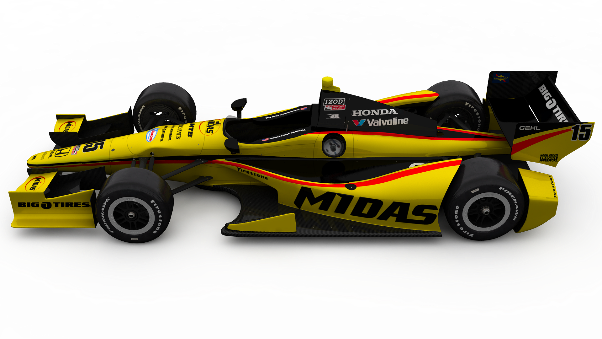 Midas Rev3 Top - Formula One Car (1920x1080), Png Download