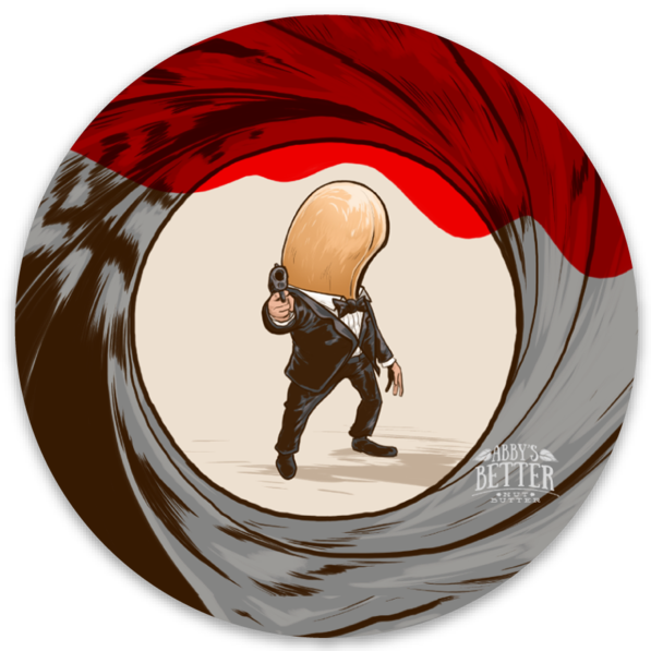 The Name's Bond, Cashew Bond - Circle (597x597), Png Download