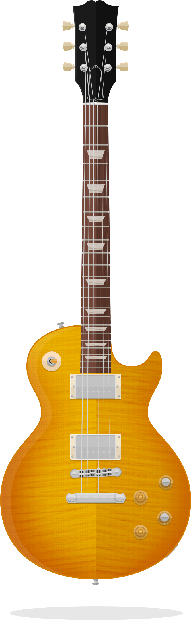 Gibson Les Paul Standard - Yamaha Cpx700ii Tinted (690x2190), Png Download