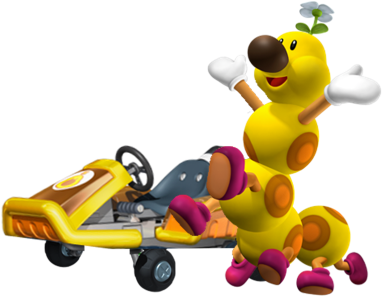 Sur Le Forum Mario Kart - Mario Kart 7 Wiggler (780x600), Png Download