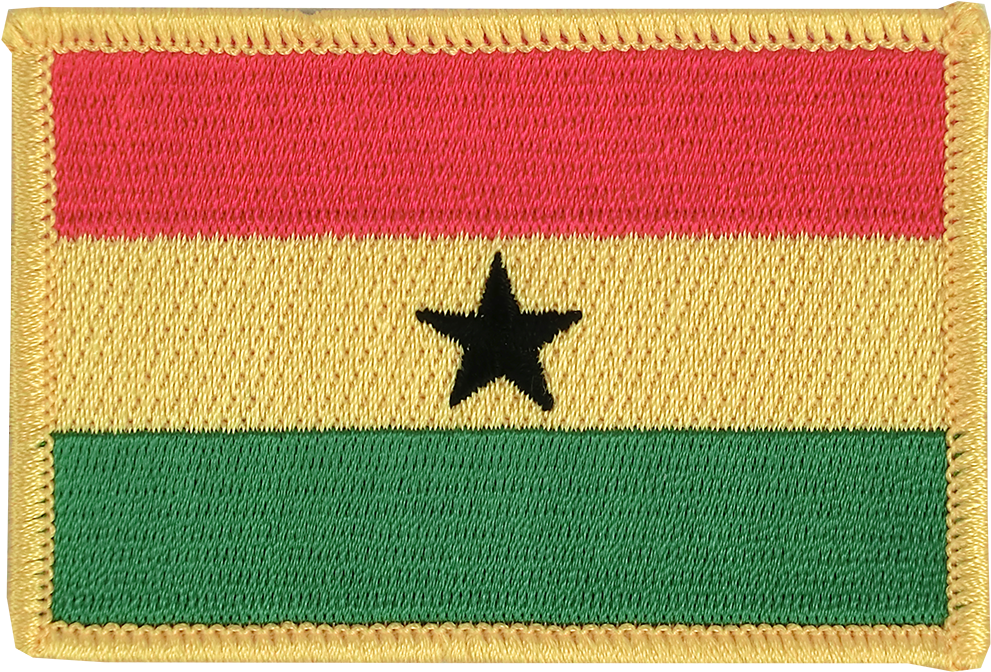 Ghana Flag Patch - Ghana Gif (1500x1000), Png Download