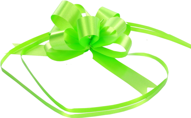 Bow, Pp, 19mm, Ø100mm, Green (640x640), Png Download
