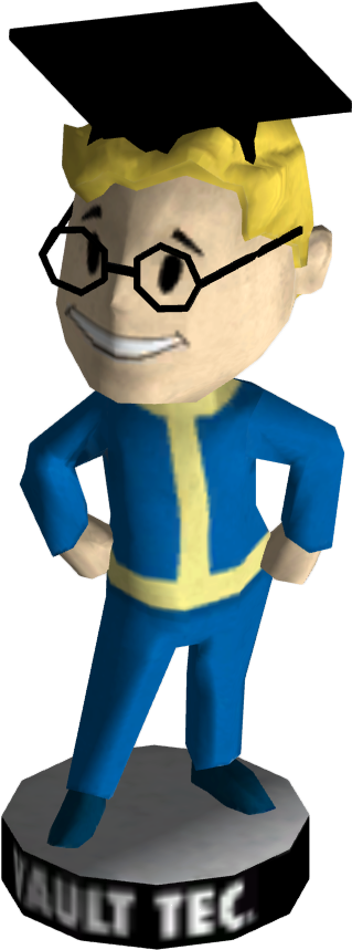 The Vault Fallout Wiki - Bobblehead Fallout 4 Paper (400x950), Png Download
