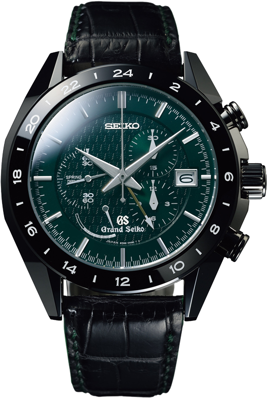 Grand Seiko 9r96 Spring Drive Limited Edition Chronograph - Seiko Coutura Radio Sync Solar (606x774), Png Download