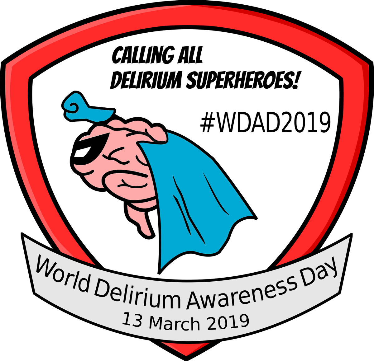 Idelirium On Twitter - World Delirium Awareness Day 2019 (1200x1160), Png Download