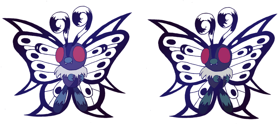 Butterfree Evolution Level (1024x483), Png Download
