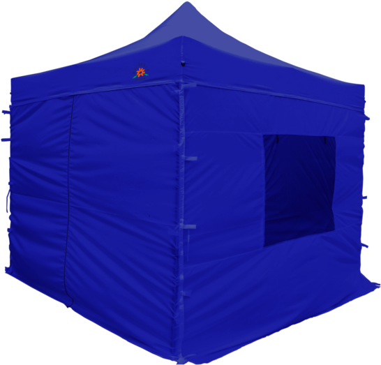 Deluxe Pop Up Gazebo Event Canopy Ft Tent With 4 Side - Canopy (600x537), Png Download