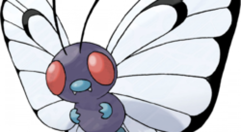 Copa Butterfree - Butterfree Let's Go Pikachu (768x420), Png Download
