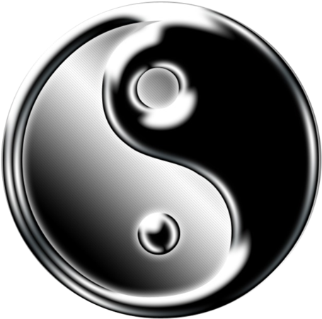 Ying Yang - Circle (1000x562), Png Download