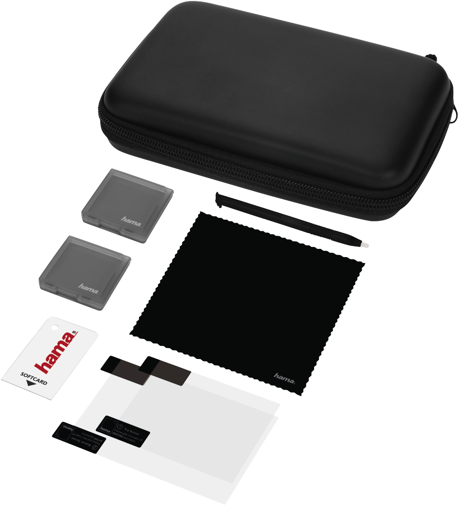 8in1 "basic" Accessory Kit For Nintendo New 3ds Xl, - New Nintendo 3ds (1100x1100), Png Download
