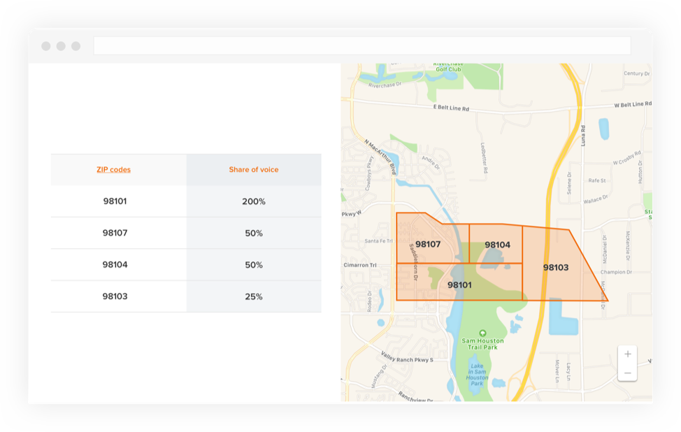 Advertising Options To Fit Any Budget - Map (974x618), Png Download