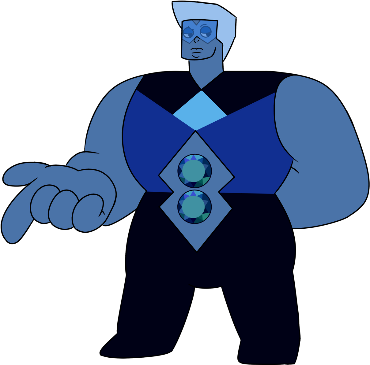 London Blue Topaz - Steven Universe Mystic Topaz (1280x1280), Png Download