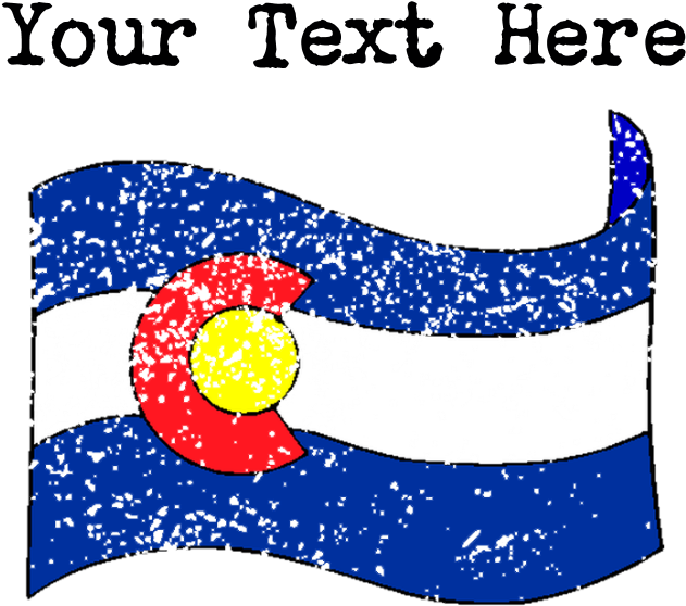 Colorado State Flag Mugs - Blanket (700x700), Png Download