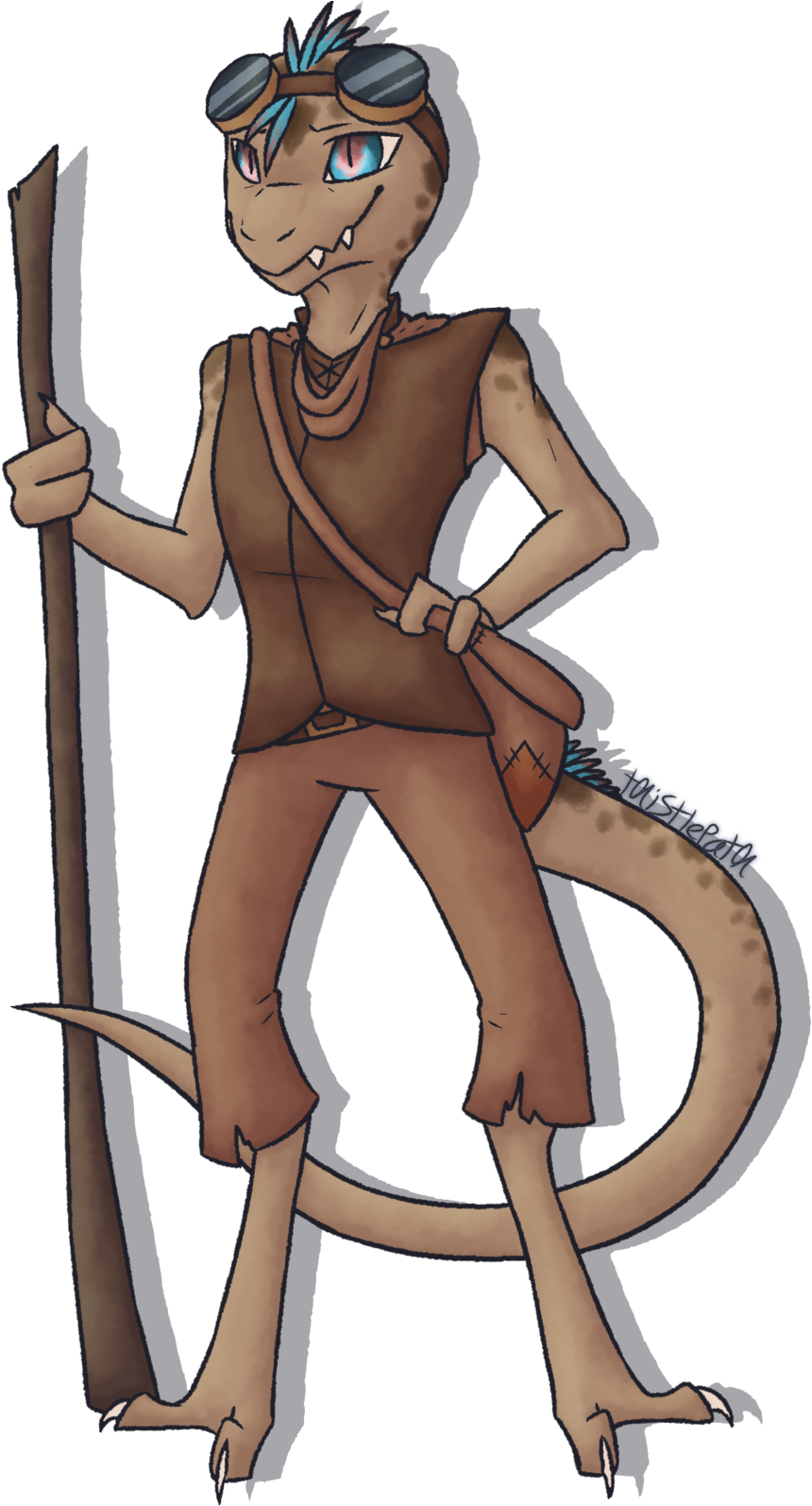 “one Of My D&d Characters Name - Young Kobold (1280x1600), Png Download