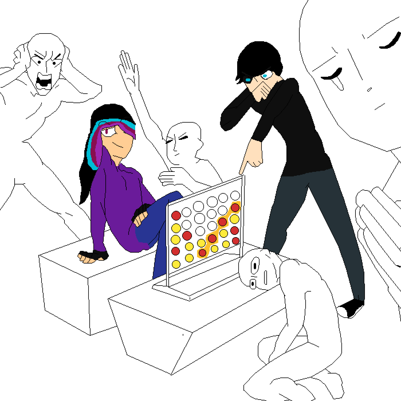 Game Night - Portable Network Graphics (1400x1400), Png Download