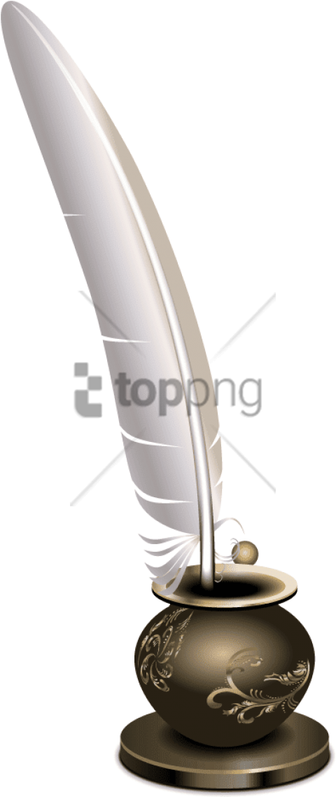 Free Png Download De Pluma Y Tintero Png Images Background - Quill (480x1138), Png Download