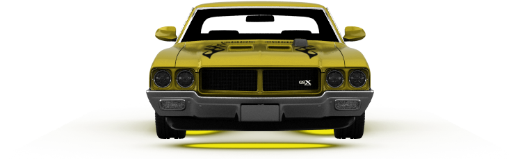 Buick Gsx'70 By Claptrap - Model Car (1004x373), Png Download