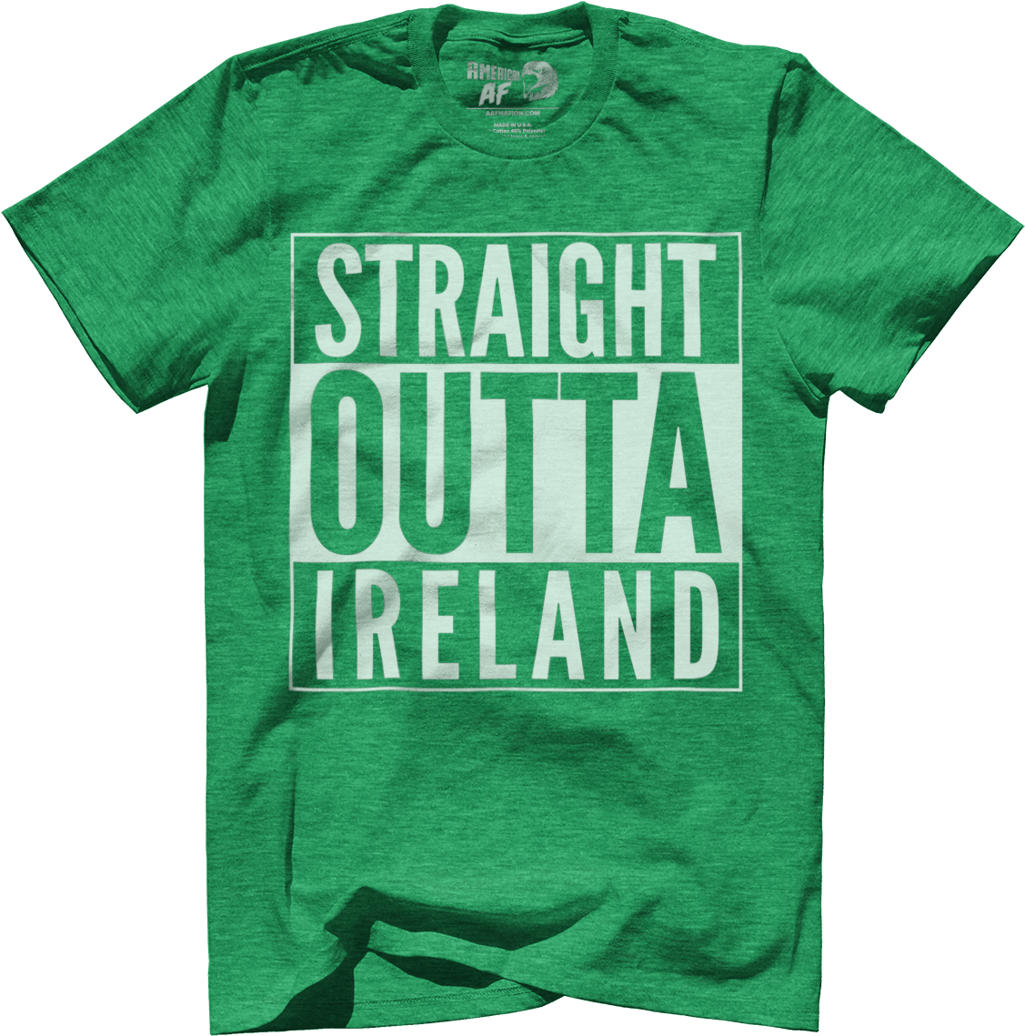 Straight Outta Ireland - Active Shirt (1200x1200), Png Download
