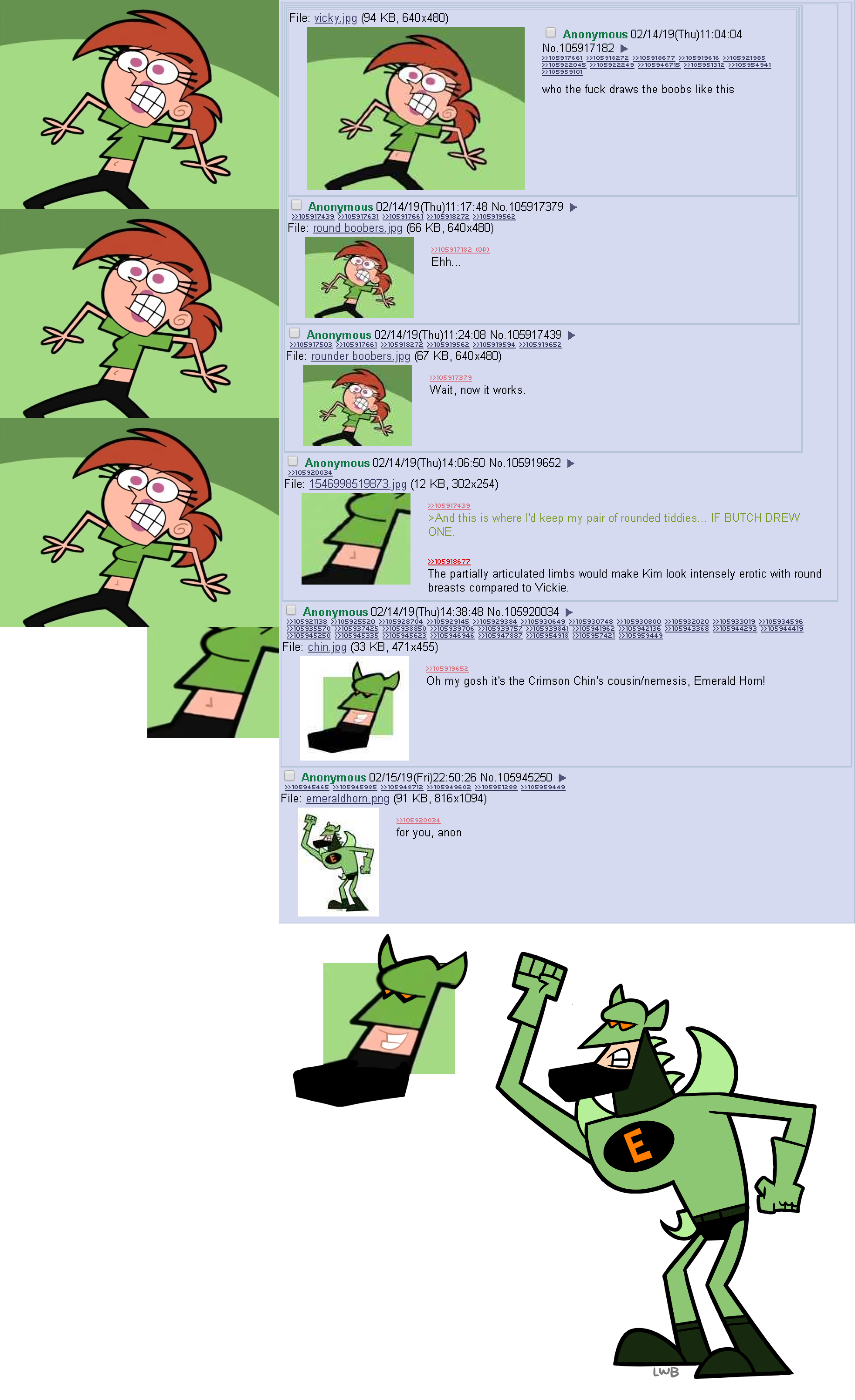 /co/ Watches Fairly Oddparents - Cartoon (1962x3214), Png Download