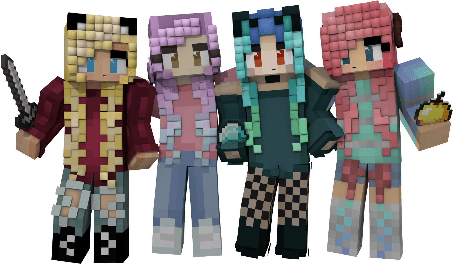 I Will Create Your Minecraft Skin As A Render - Minecraft (1920x1080), Png Download